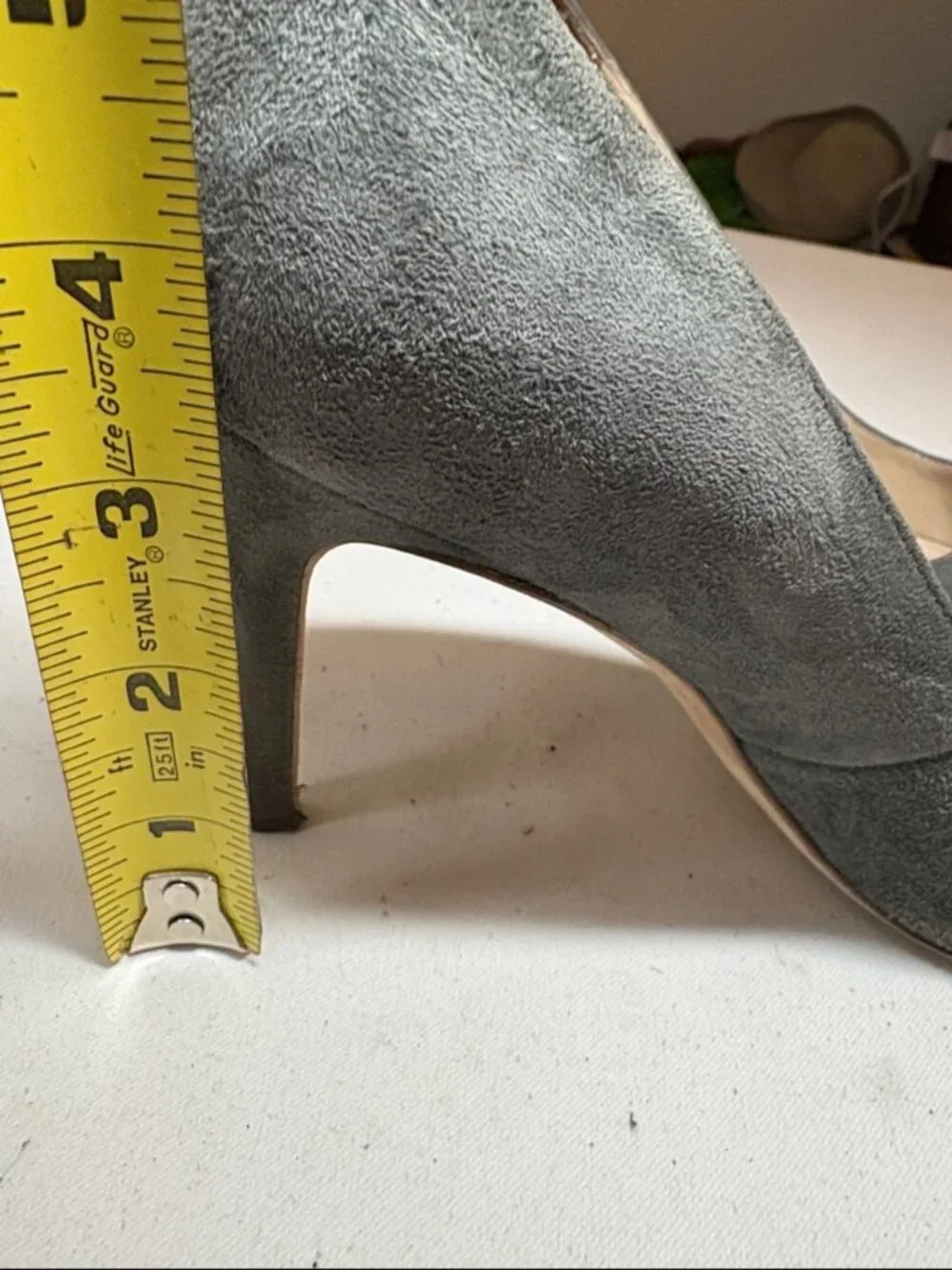 Via Spiga Gray Suede Pointed-Toe Stiletto Pumps size 7